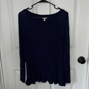 Matilda Jane Blue Relaxed Long Sleeve Tunic